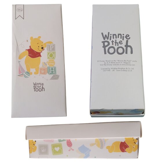 Disney Winnie the Pooh Baby Brush & Comb Set – Silver Plated, Gift-Ready, Unused - Picture 10 of 10